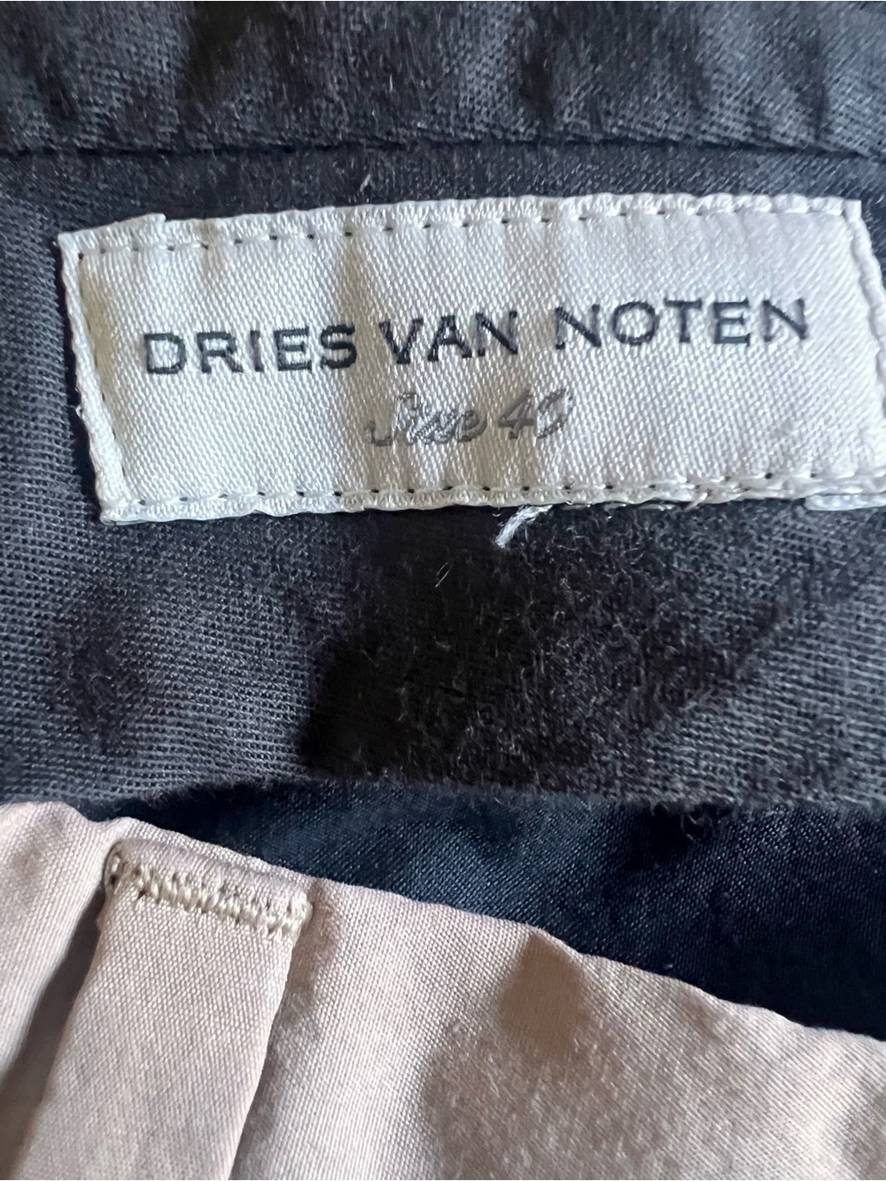 Dries Van Noten Beige Cropped Wide-Leg pleated pants size 40 excellent condition - Picture 9 of 9